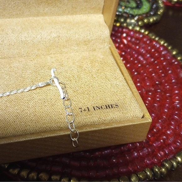 Sterling Silver Heart Bracelet - Picture 4 of 8